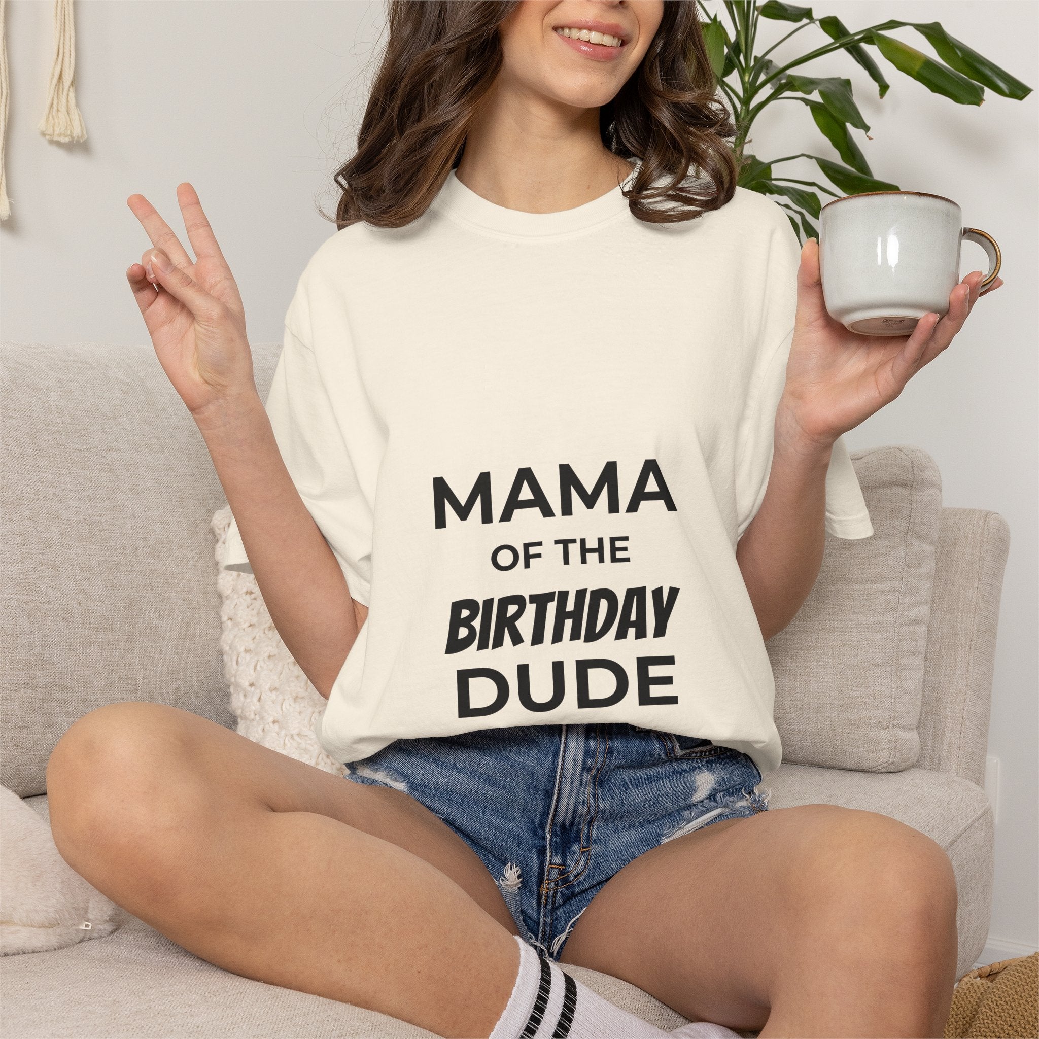 Mama of the Birthday Dude T-Shirt